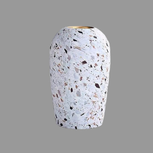 Terrazzo Design Ceramic Vase | Modern Flower Vase