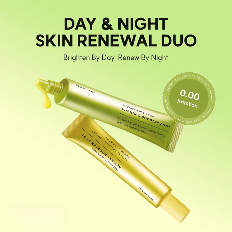 Booster Shot Vitamin C & Retinal Duo for Dark Spots, Pores & Blemishes