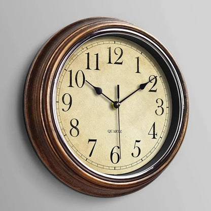 Vintage Silent Wall Clock | Elegant Wall Clock Decor 1