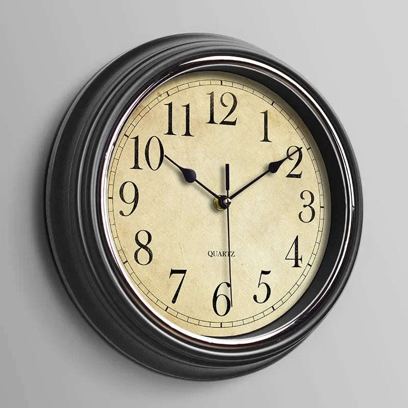 Vintage Silent Wall Clock | Elegant Wall Clock Decor 10