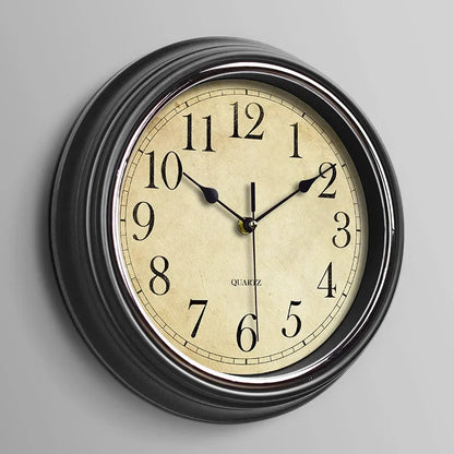 Vintage Silent Wall Clock | Elegant Wall Clock Decor 10
