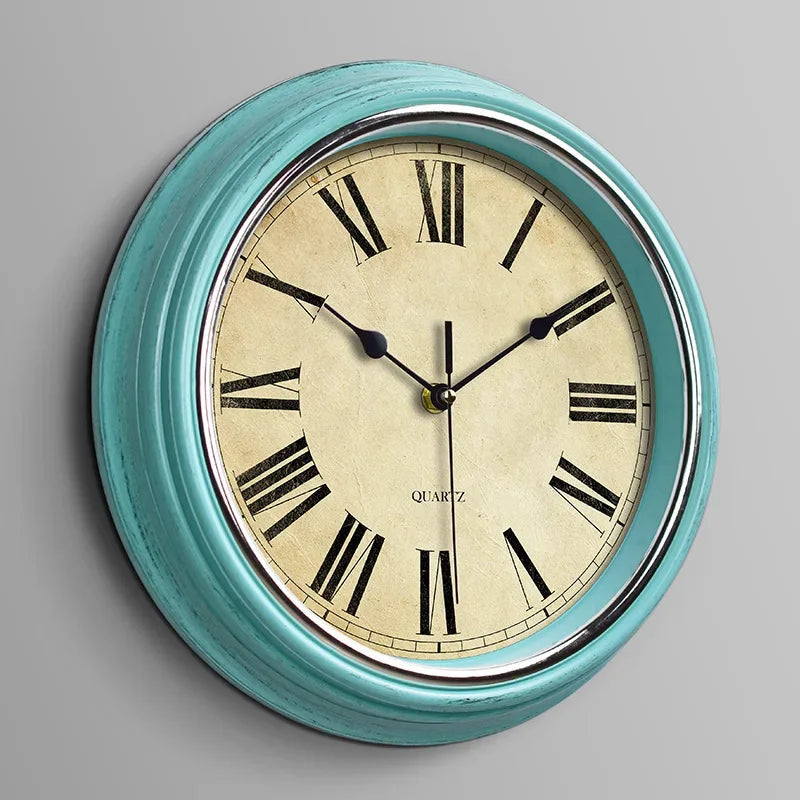 Vintage Silent Wall Clock | Elegant Wall Clock Decor 11