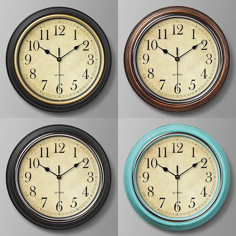 Vintage Silent Wall Clock | Elegant Wall Clock Decor 6