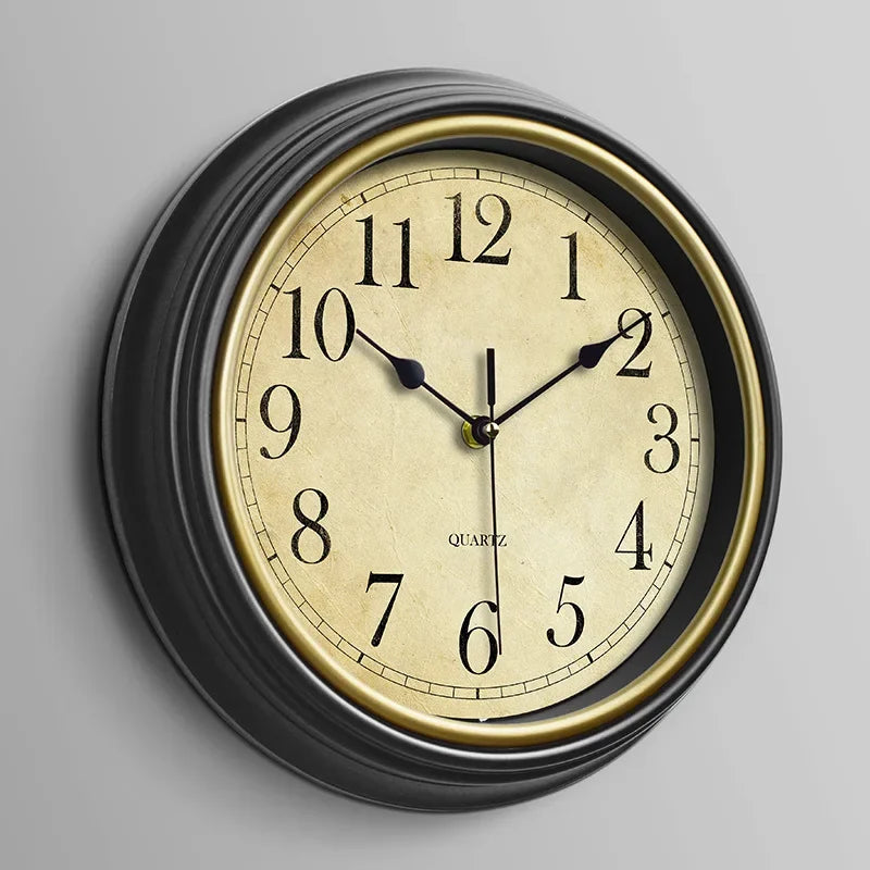 Vintage Silent Wall Clock | Elegant Wall Clock Decor 7