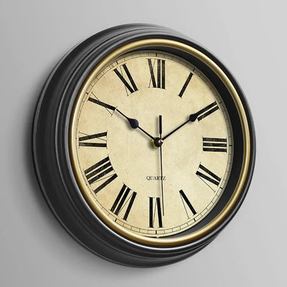 Vintage Silent Wall Clock | Elegant Wall Clock Decor 8