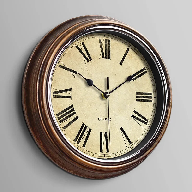 Vintage Silent Wall Clock | Elegant Wall Clock Decor 9
