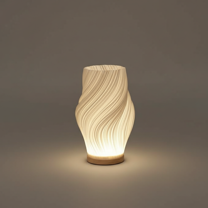Wavecrest | Contemporary Table Lamp for Bedroom & Desk