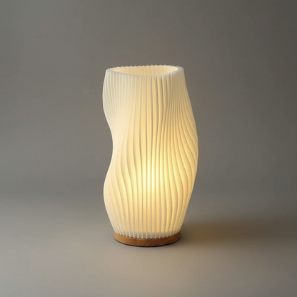 Wavecrest | Contemporary Table Lamp for Bedroom & Desk