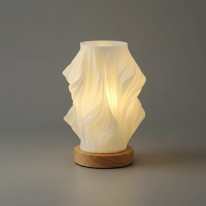 Wavecrest | Contemporary Table Lamp for Bedroom & Desk