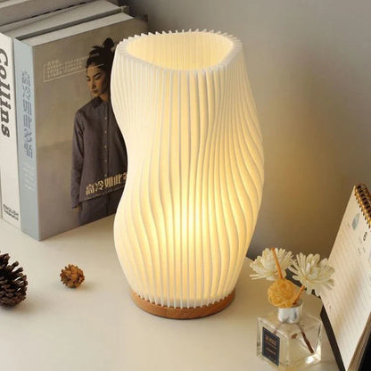 Wavecrest | Contemporary Table Lamp for Bedroom & Desk