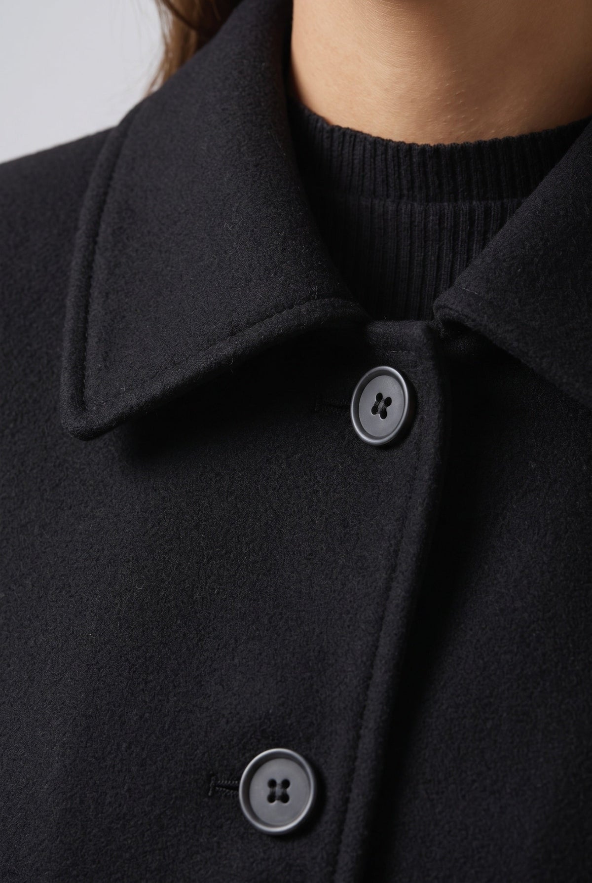 Women's Trench Coat | Single Breasted Button Front