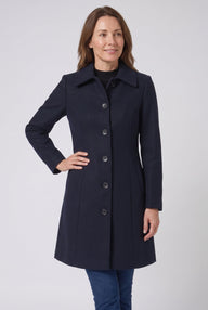 Women's Trench Coat | Single Breasted Button Front