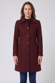 Women's Trench Coat | Single Breasted Button Front