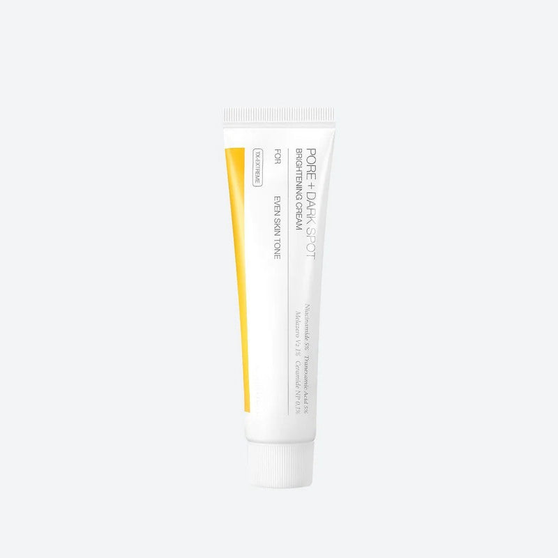 Crema illuminante Pore+Dark Spot con niacinamide e acido tranexamico