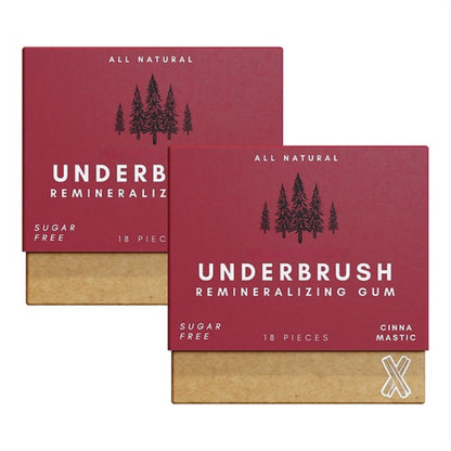 Underbrush Remineralizing Chewing Gum for Enamel Protection and Fresh Breath