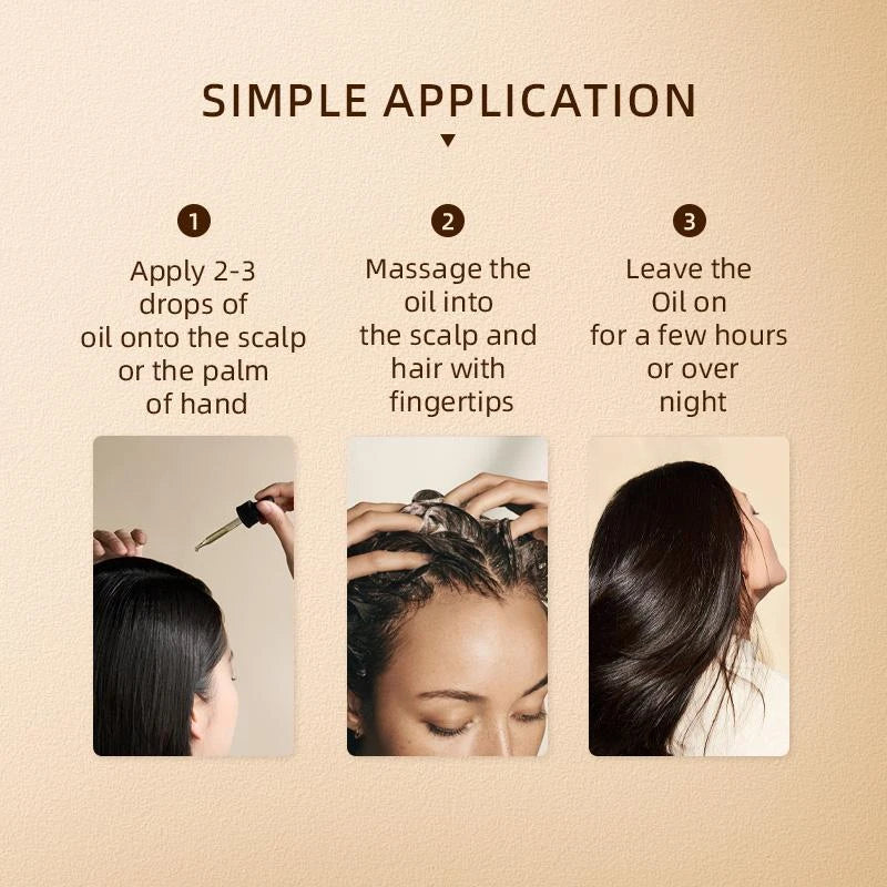 CARVENCHY Batana Oil with Rosemary Oil for Stronger Hair, Frizz Control & Shine